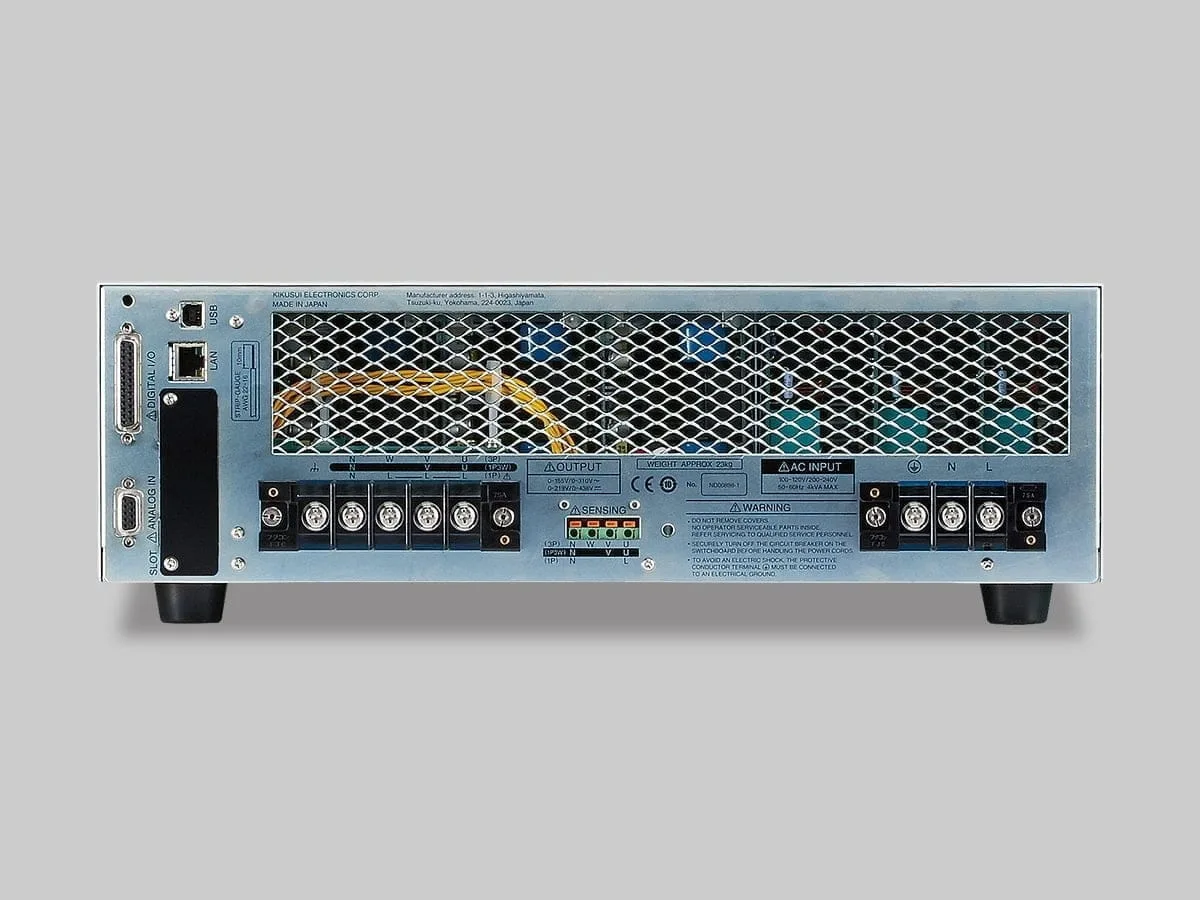 PCR1000WE 背面面板